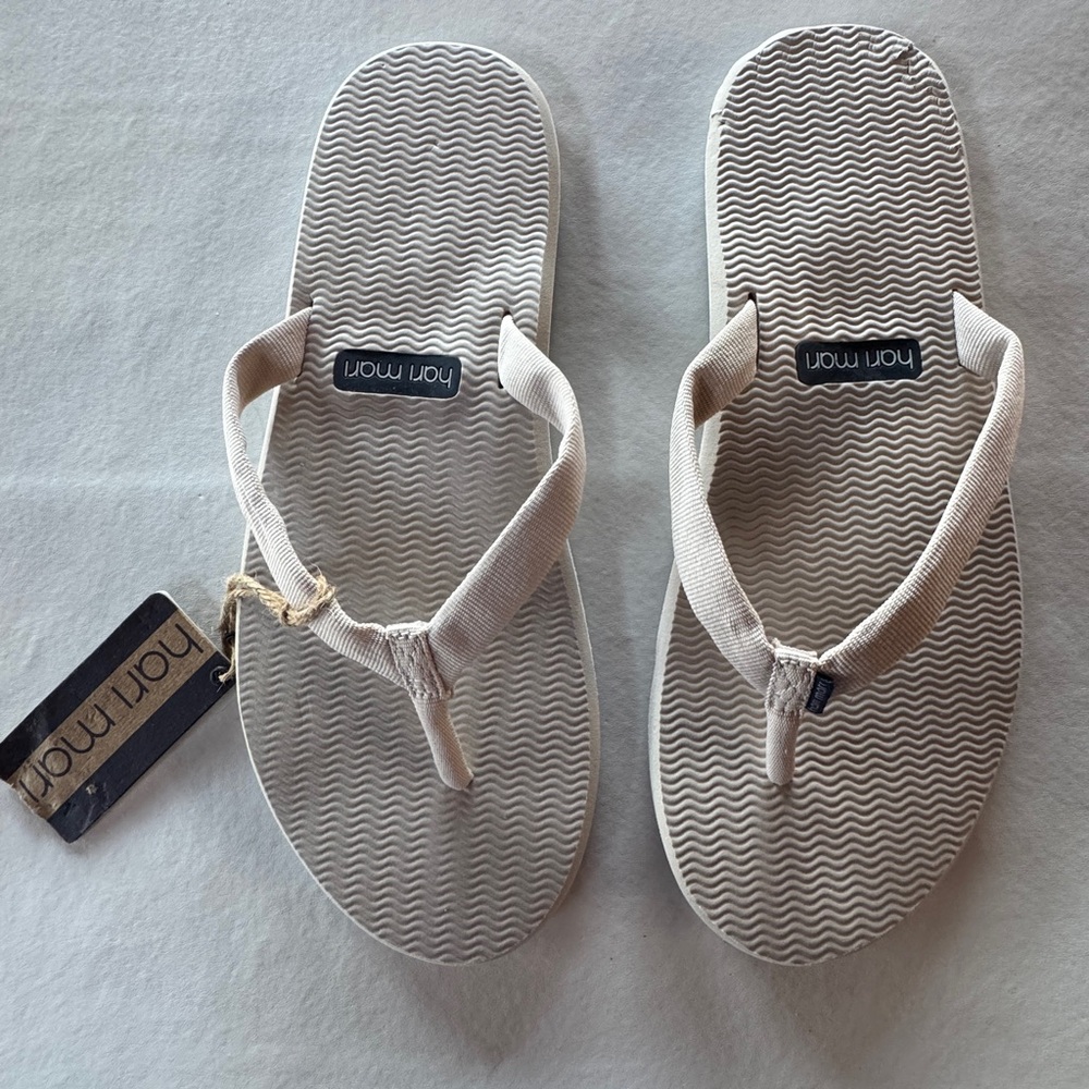 Hari Mari Dunes Waterproof Boat Safe Flip Flops in Cloud (10) - Picture 4 of 17